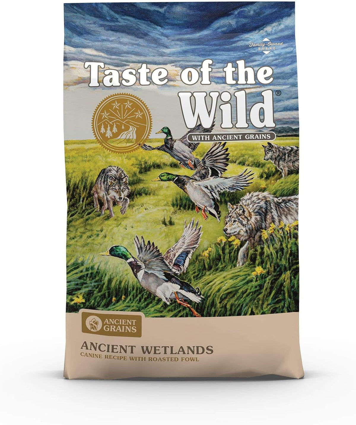 Taste of the Wild Ancient Wetlands with Roasted Fowl Dry Dog Food 28 lbs