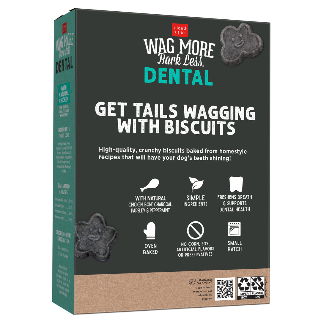 Wag More Bark Less Dental Biscuits 14 oz