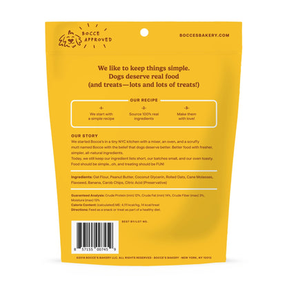Bocces Bakery Basic Soft and Chewy PB and Banana 6 oz