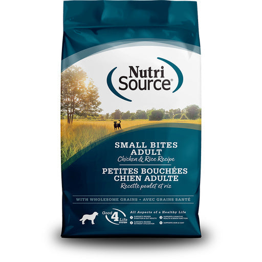 NutriSource Dog Chicken Rice Small Bites 12LB