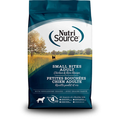 NutriSource Dog Chicken Rice Small Bites 12LB