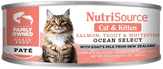 NutriSource Ocean Select Wet Cat Kitten Food 5.5 oz