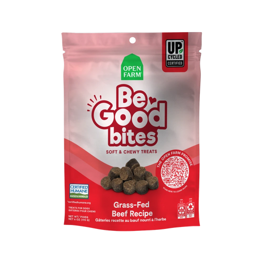 Open Farm Dog Treat Be Good Bites Beef 6 oz