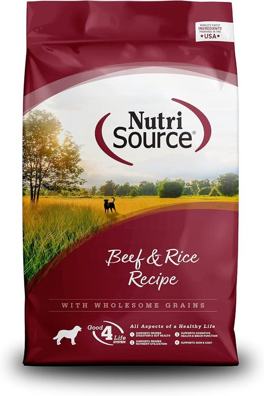 Nutrisource Beef Brown Rice Dog 26 lb