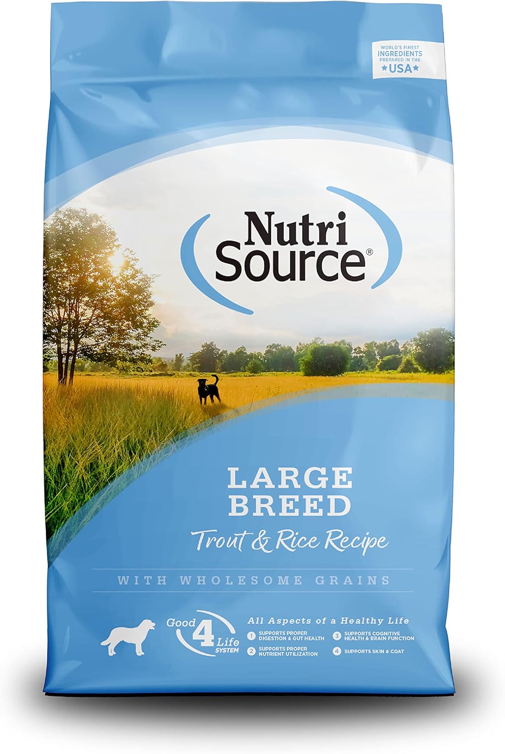 Nutrisource Trout Brown Rice Dog 26 lb