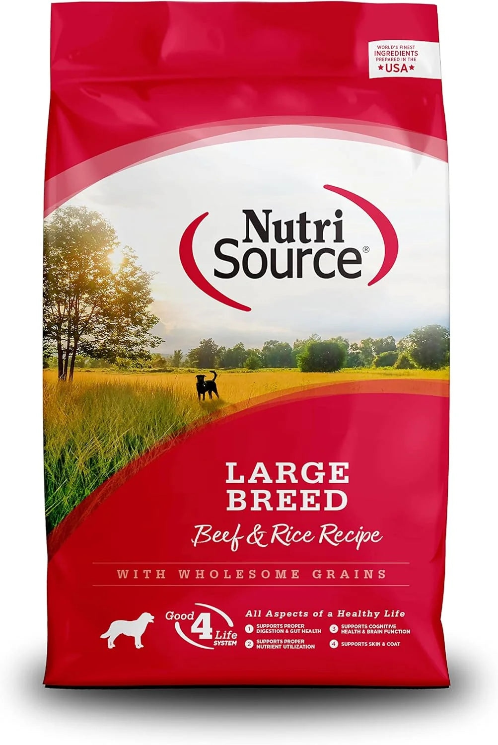 Nutrisource Beef Brown Rice Large Breed Dog 26 lb