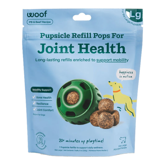 Woof Dog Treat Joint Health Wellness Pops Large 8 oz