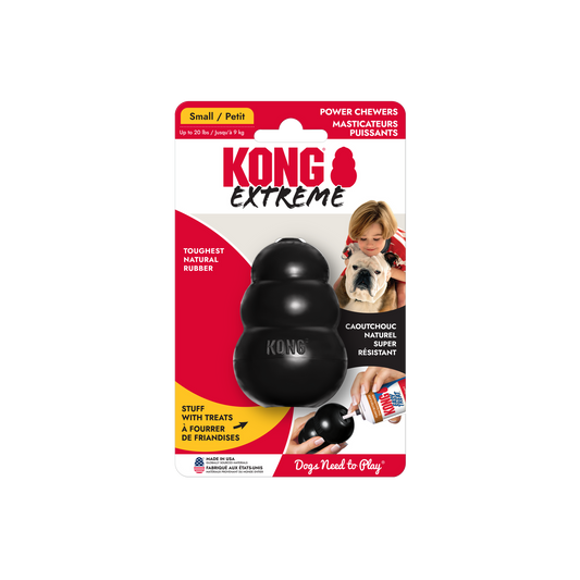 Black Xtreme Kong Power Chewers Toy S - 3