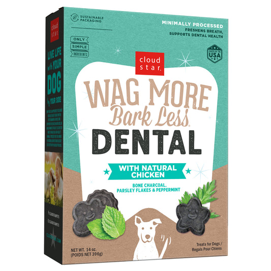 Wag More Bark Less Dental Biscuits 14 oz