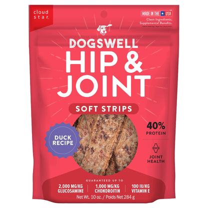 Dogswell Hip Joint Grain Free Duck Soft Strips 10 oz