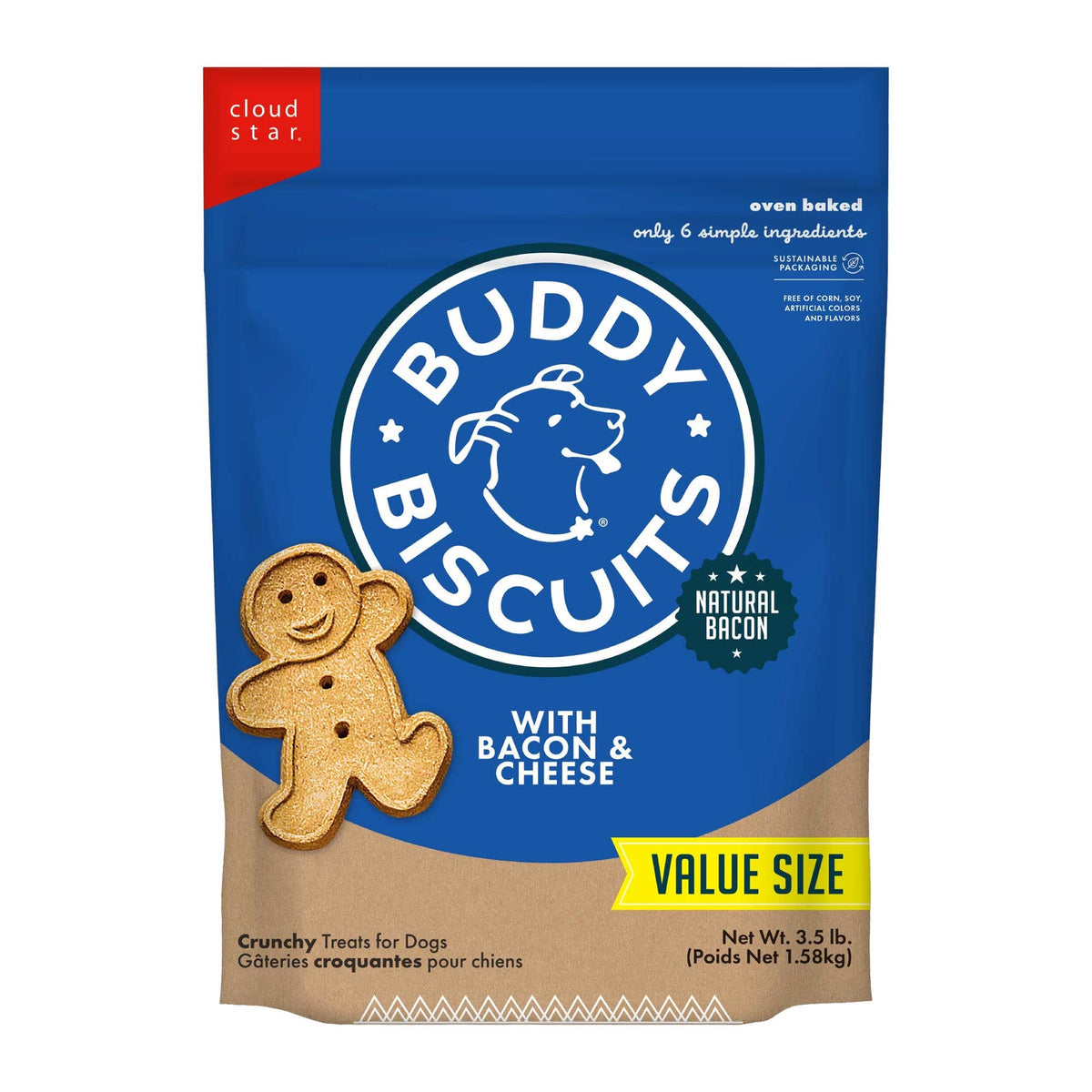 Buddy Biscuits soft and chewy Bacon Cheese 20oz
