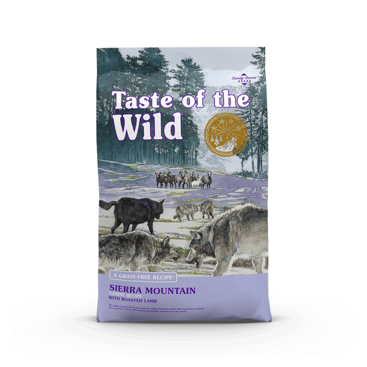 Taste of the Wild Sierra Mountain Grain Free with Roasted Lamb Dry Dog Food 14 lbs