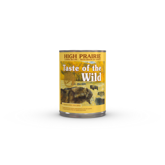 Taste of the Wild High Prairie with Bison in Gravy Grain Free Wet Dog Food 13.2 oz
