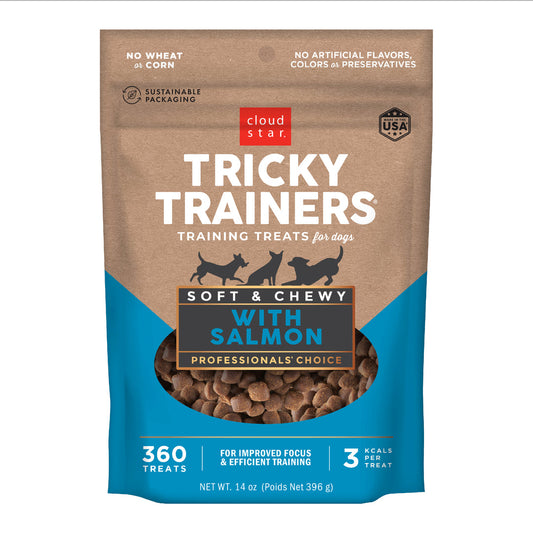 Cloud Star Chewy Salmon Training Treats 14oz