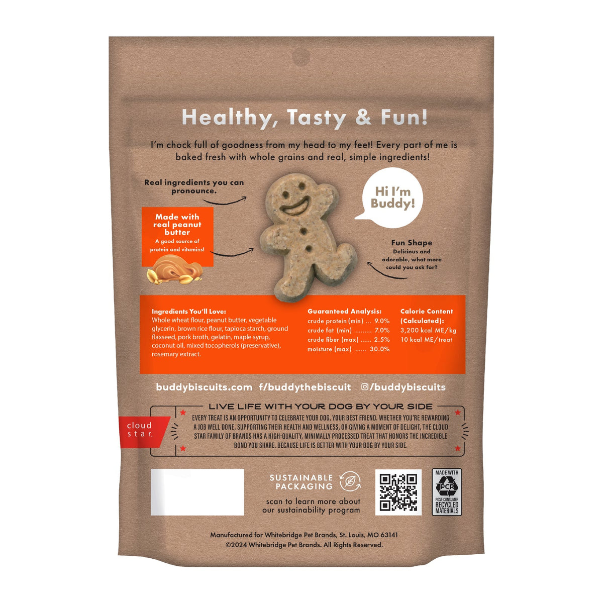 Buddy Biscuits soft and chewy PB 20oz