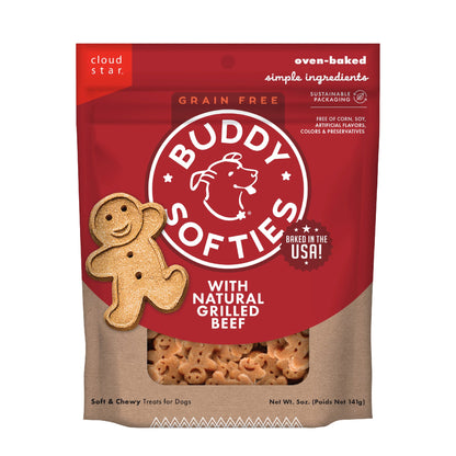 Buddy Biscuits GF soft and chewy Grilled Beef 5oz